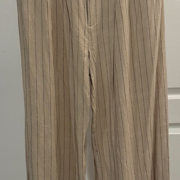 Sage The Label Set - Pants and Blazer/Dress - Size Small - Neutral Pinstripe - Picture 9 of 13